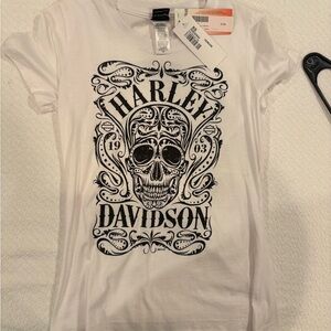Harley-Davidson Womens Skull Logo T-Shirt